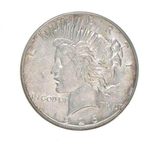 1926-S Peace Silver Dollar - Crusty Toned