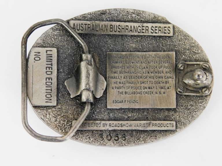 Ben Hall, Australian Bush Ranger Belt Buckle