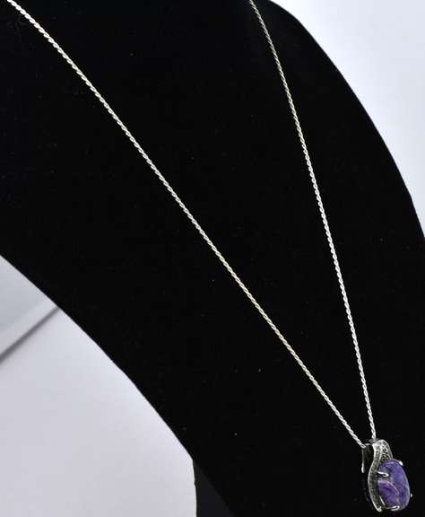 Purple Stone Jewelry Set
