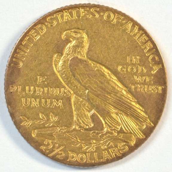 Lovely 1908 US $2.50 Indian Gold Piece. 1st year of issue.