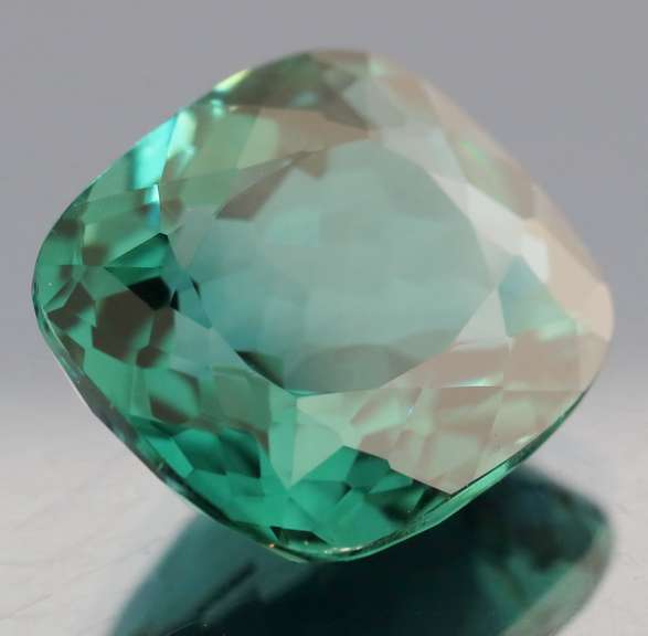 31ct top blue green hue created Amethyst