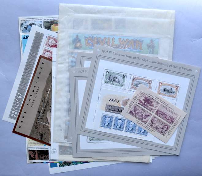 Lot of $68 Various Complete US Souvenir Sheets