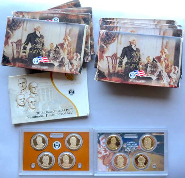 9 US Presidential Proof Sets