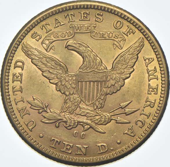 1881-CC $10 Liberty Head Gold Eagle