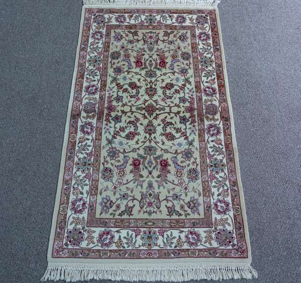 Handmade Wool/Silk Azerbaijani Kashan 3x5