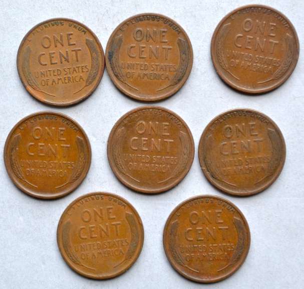 8 Nicer 1909 VDB Type Lincoln Cents