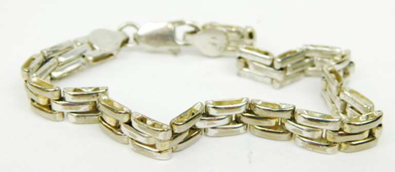 Italian Sterling Silver Link Bracelet