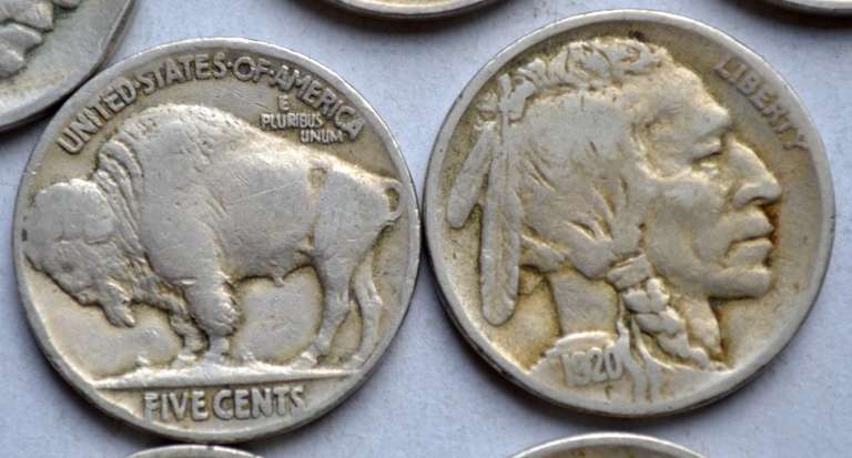 Lot of 12 Early Full Date Buffalo Nickels