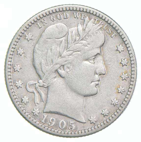 1905-S Barber Quarter