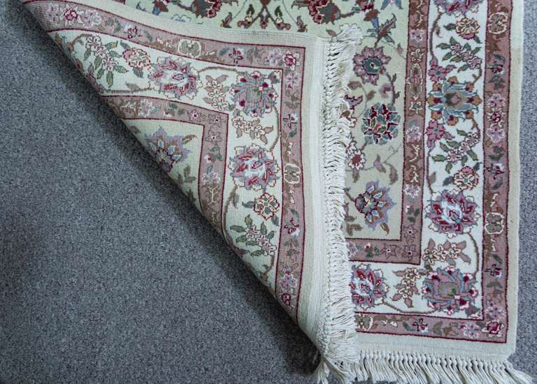 Handmade Wool/Silk Azerbaijani Kashan 3x5