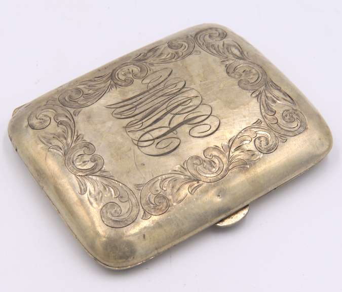 Vintage 925 Sterling Silver Cigarette Case