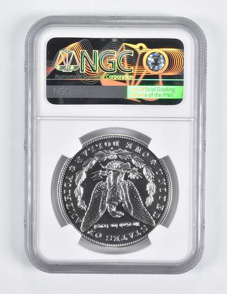 Error MS69 2021-D Morgan Silver Dollar ER Struck Thru NGC Wrong Label