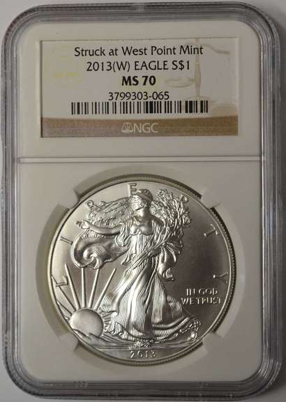 2013-(W) American Silver Eagle NGC MS70