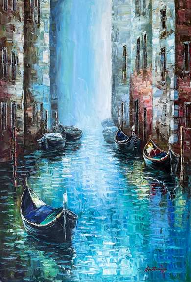 BEAUTIFUL HAND PAINTED OIL PAINTING ON CANVAS