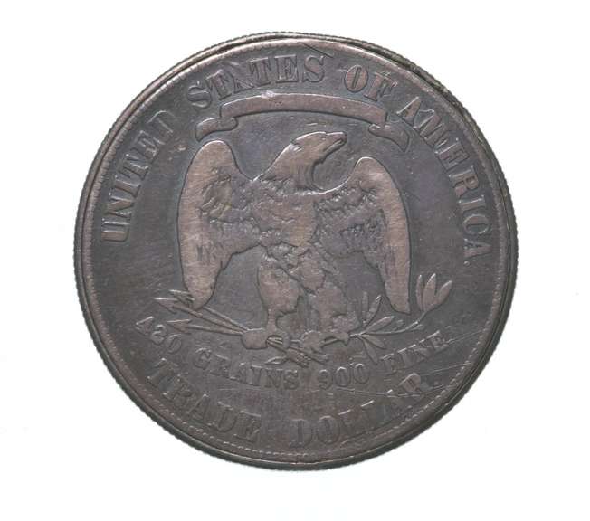 1877 Seated Liberty Trade Dollar Opium Secret Holder