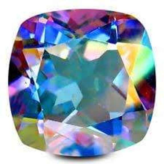 6X8MM OCTAGON BLUE MYSTIC TOPAZ (CUSHION) LOOSE GEMSTONE