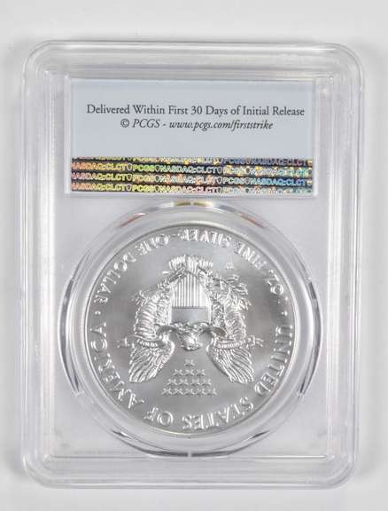 SP70 2019-W American Burnished Silver Eagle First Strike - Graded PCGS