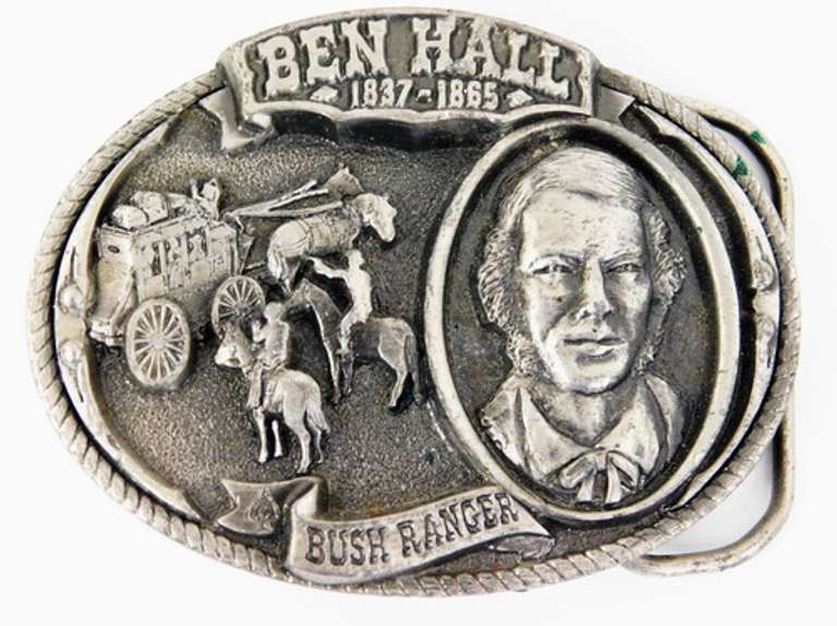 Ben Hall, Australian Bush Ranger Belt Buckle