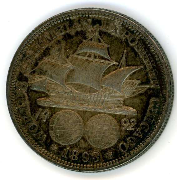 1893 Columbian Silver Commmemorative Half Dollar