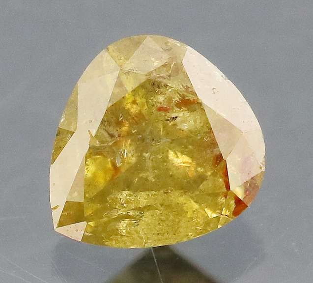 Unique .52ct unheated golden bronze Diamond