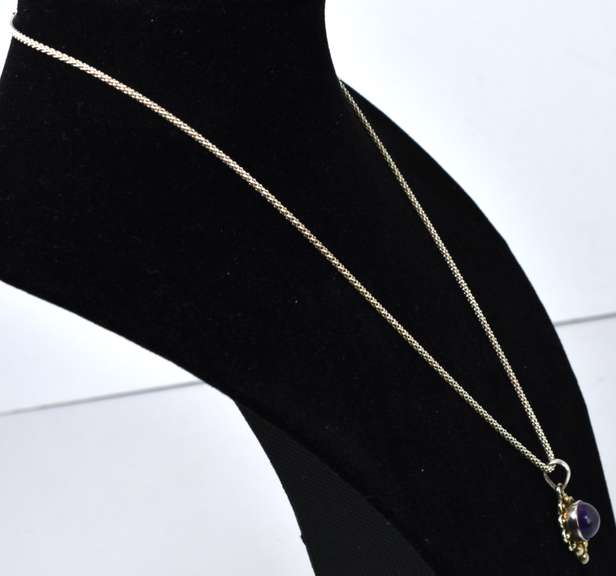 Purple Stone Necklace