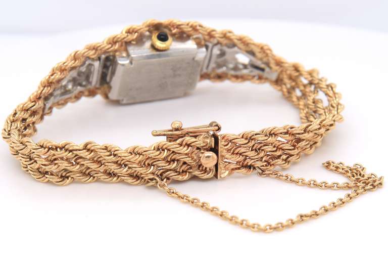 LADIES ANTIQUE HAMILTON DIAMOND WATCH