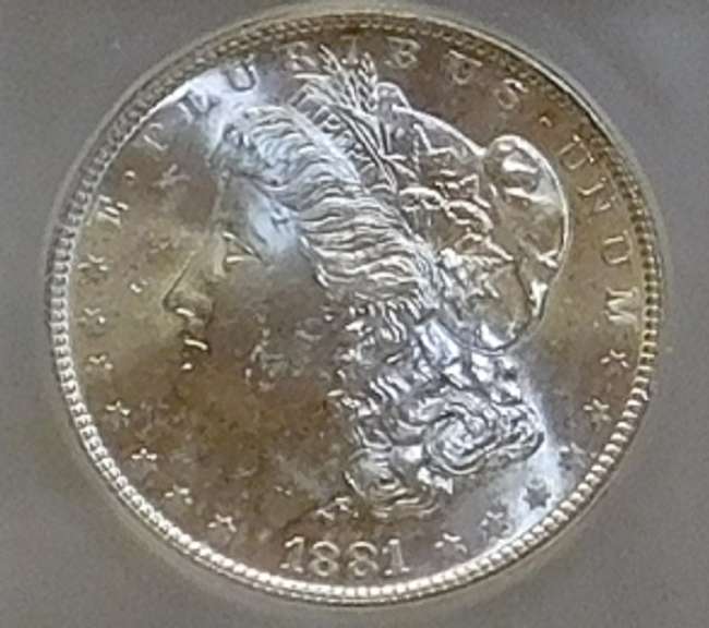 1881-S Morgan Dollar ICG MS-64
