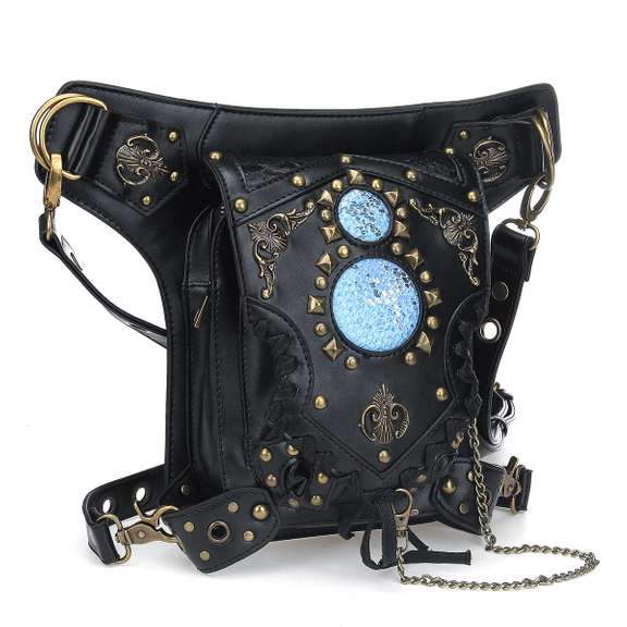 Steampunk Vintage Motorcycle Gothic Waist Bag