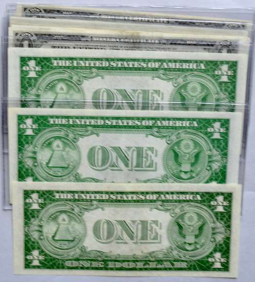 9 Slider 1935 a $1 Silver Certificates