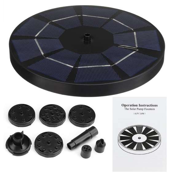 240L/H Fountain Floating Water Pump Solar Powered