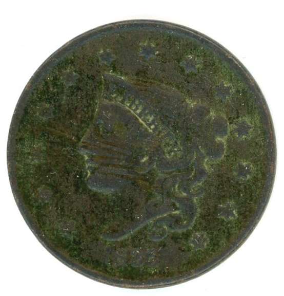 1835 Coronet Head Large Cent