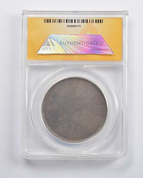 MS60 No Date Commem. Silver Dollar Planchet Type II 90% Silver ANACS
