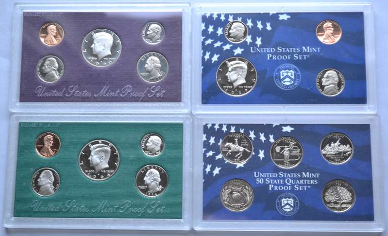 1990-1999 US Mint Proof Sets