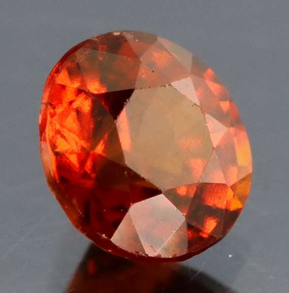 Amazing red orange color in this 3.28ct Garnet
