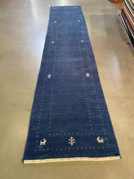 MAGNIFICENT  GABBEH RUNNER 12'