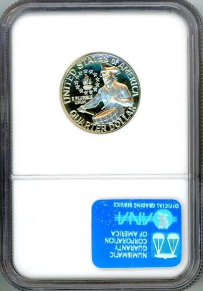 1976-S Silver Proof Washington Quarter in NGC PF69* Ultra Cameo
