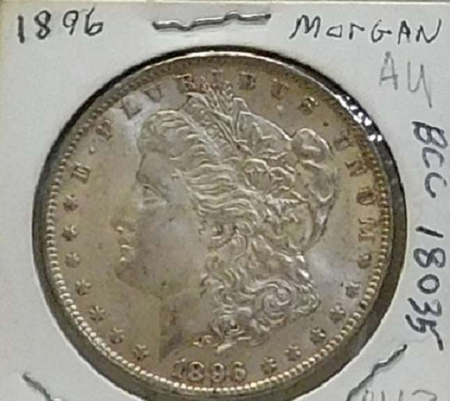 1896 Morgan Dollar, almost Unc