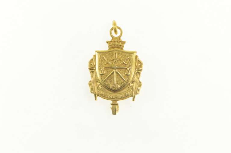 10K Yellow Gold FBI Federal Bureau of Investigation Seal Pin/Brooch