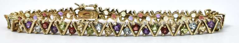 Vermeil Multi-Gemstone Bracelet