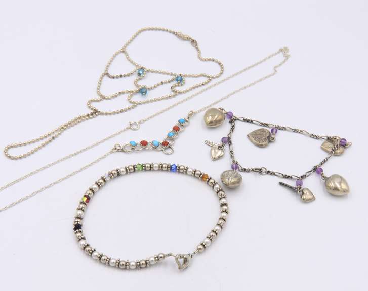 Group Lot of Vintage Sterling Silver Jewelry