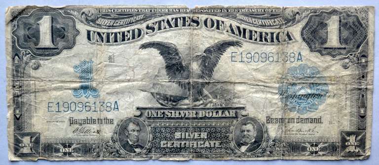 $1 Black Eagle Silver Certificate. Fr 234