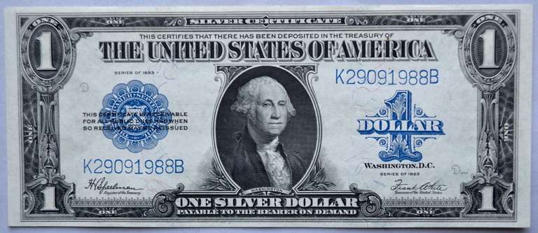 Series 1923 $1 Gem BU Silver Certificate Fr237