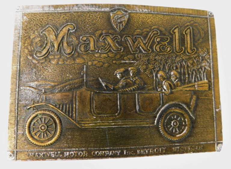Maxwell Motor Company Vintage Belt Buckle