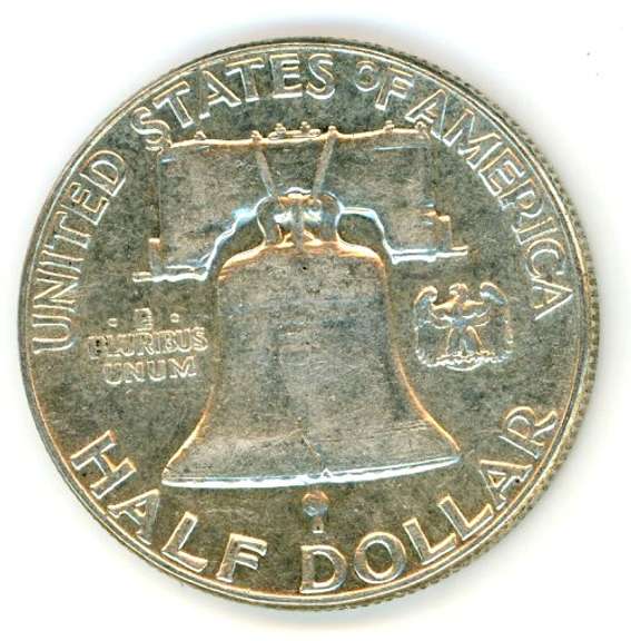 1955 Franklin Silver Half Dollar