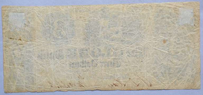 $ 3 Globe Bank State of New York April 21 1840 Note