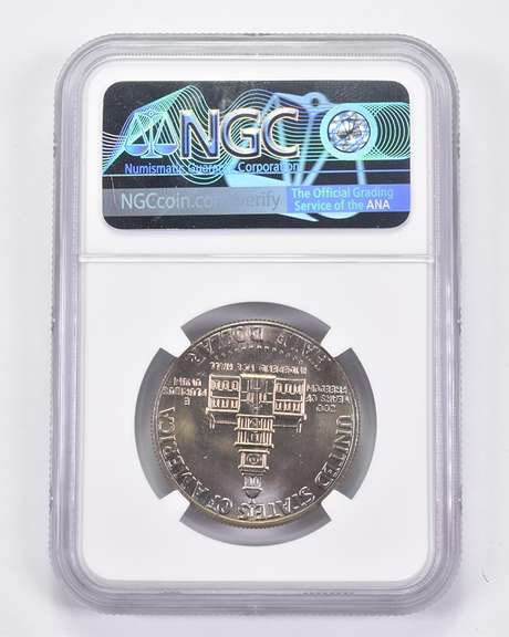 MS65 1776-1976-D Kennedy Half Dollar - Graded NGC Rainbow Tone