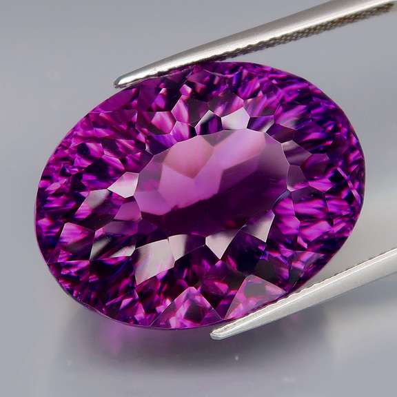 Fantastic 38.02ct natural violet Amethyst