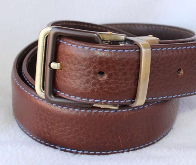 Classy Fine Quality Leather Belt, Made In Italy