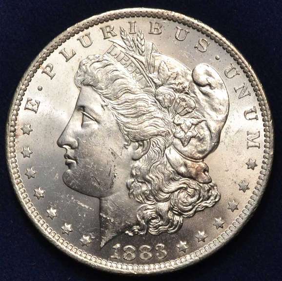 1883-O Morgan Silver Dollar, BU.