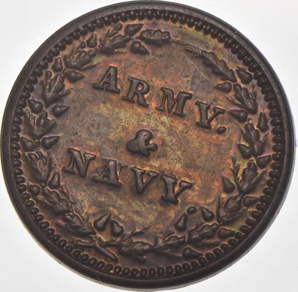 1863 Army & Navy Civil War Token